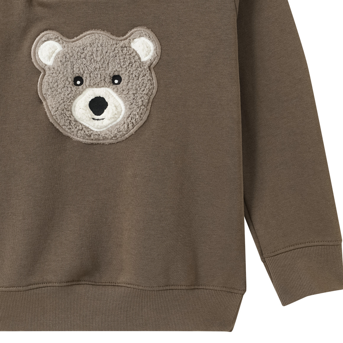 Jongens sweater met sjaalkraag