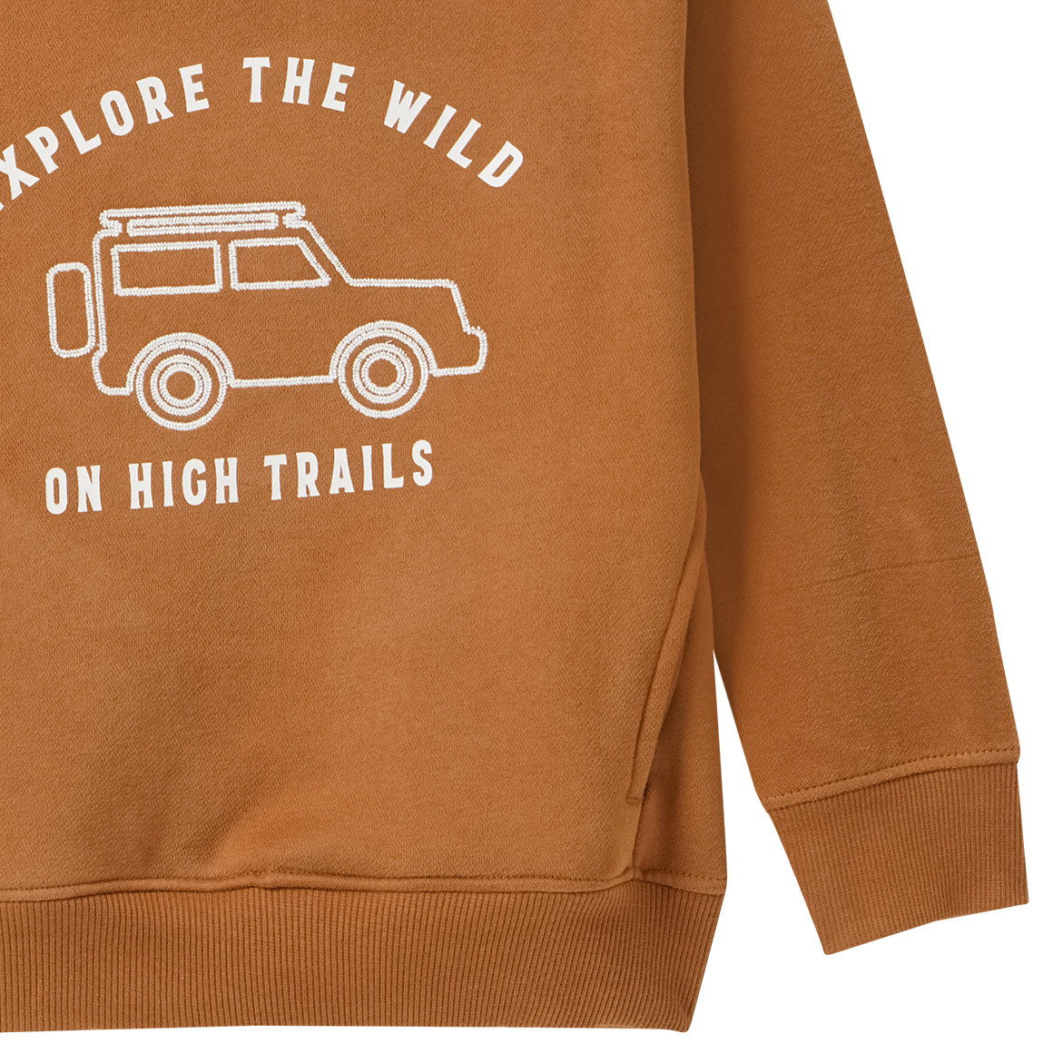 Jungen Sweatshirt mit Schalkragen