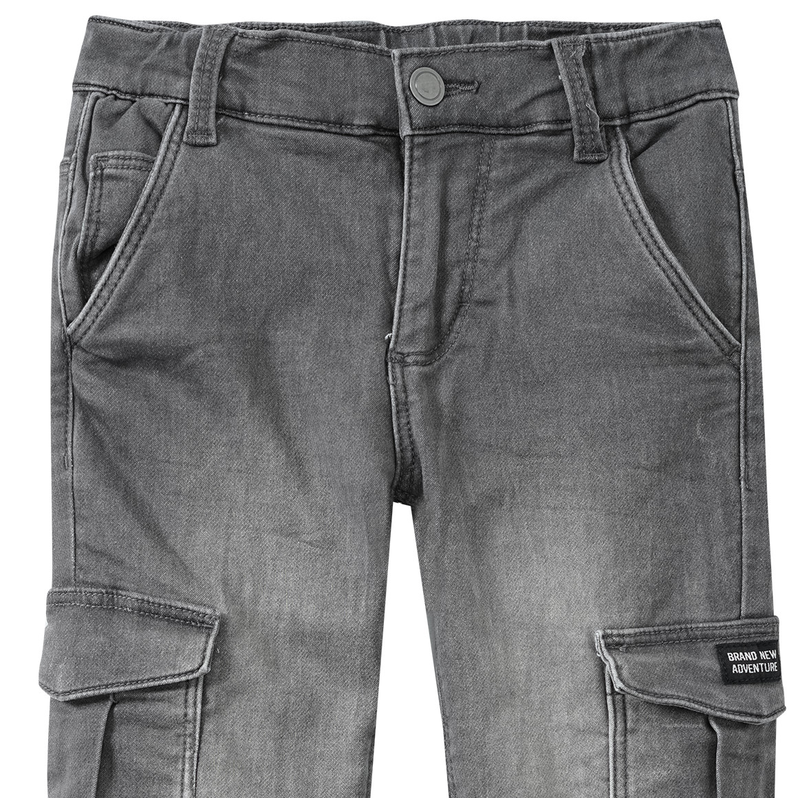 Thermojeans voor jongens in denimlook