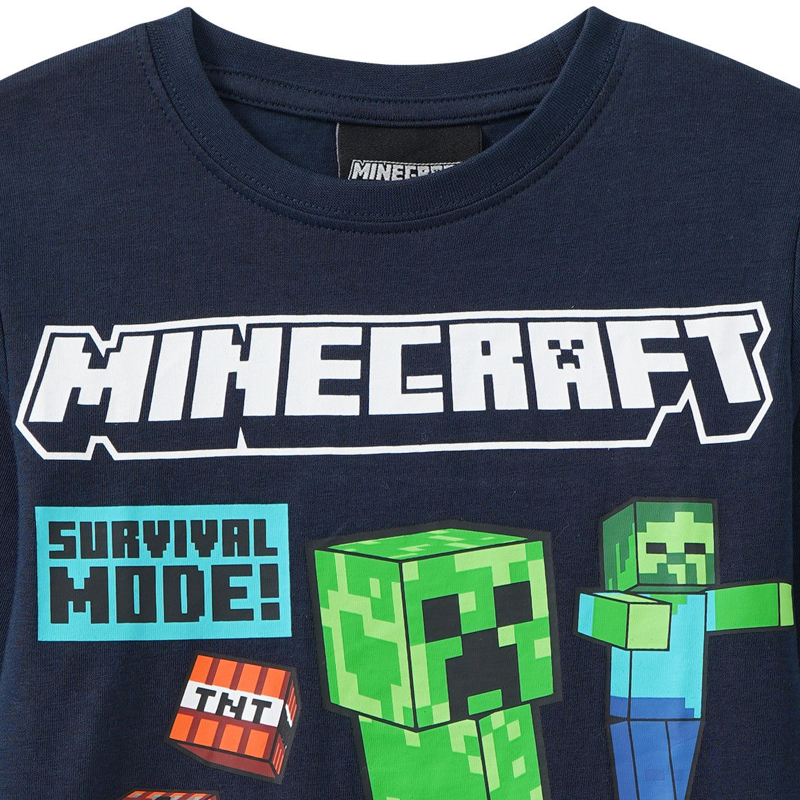 Minecraft Langarmshirt mit Print