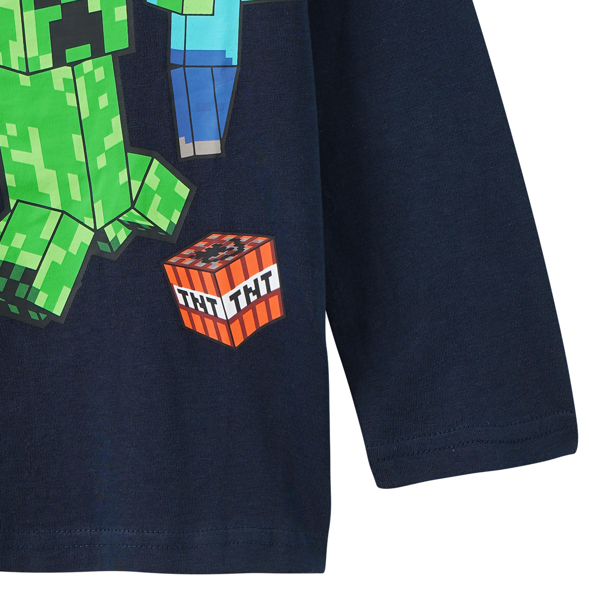 Minecraft Langarmshirt mit Print