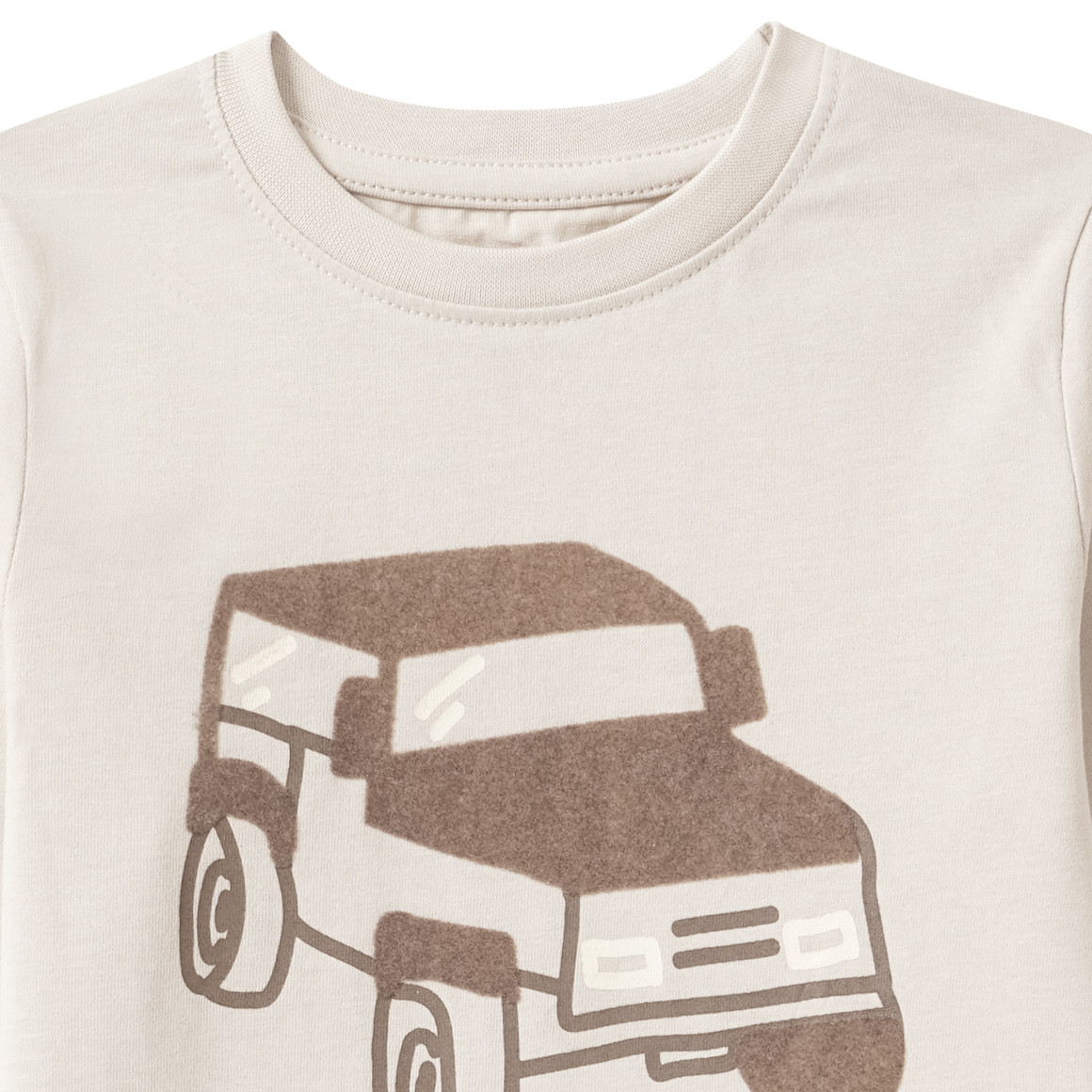 Jongenshemd met lange mouwen en print