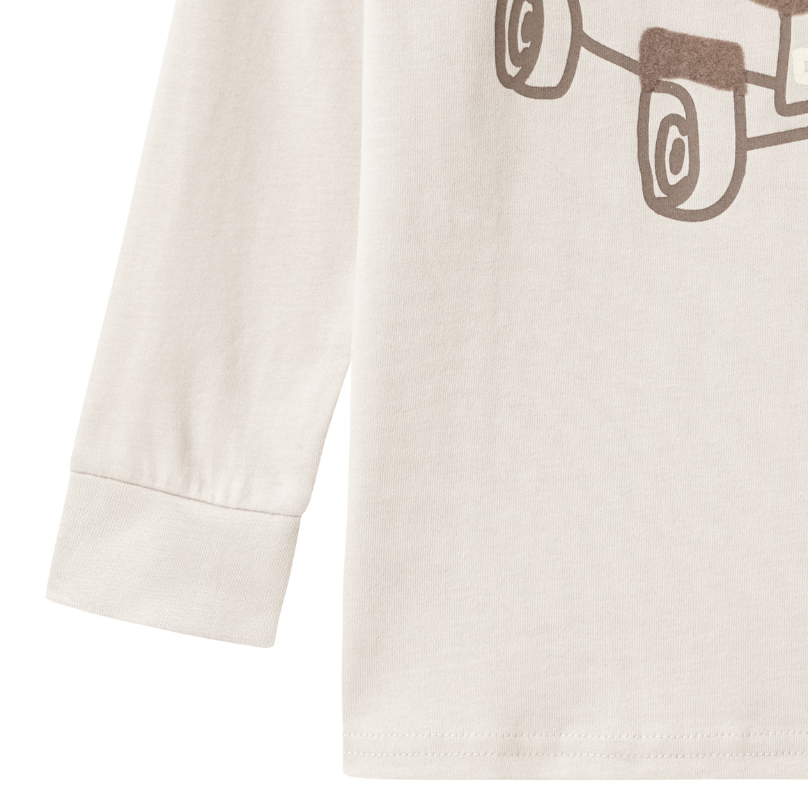 Jongenshemd met lange mouwen en print