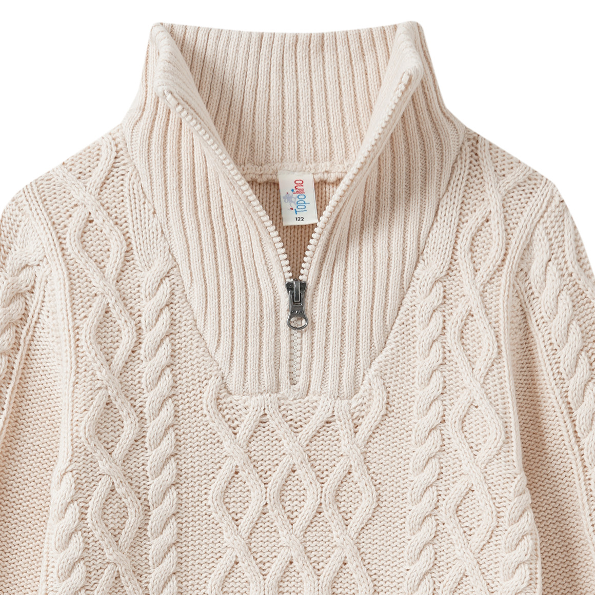 Jongens trui met kabelpatroon