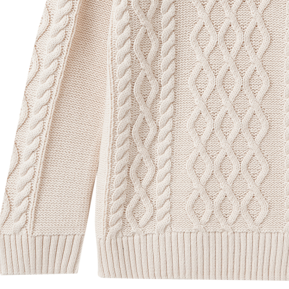 Jongens trui met kabelpatroon