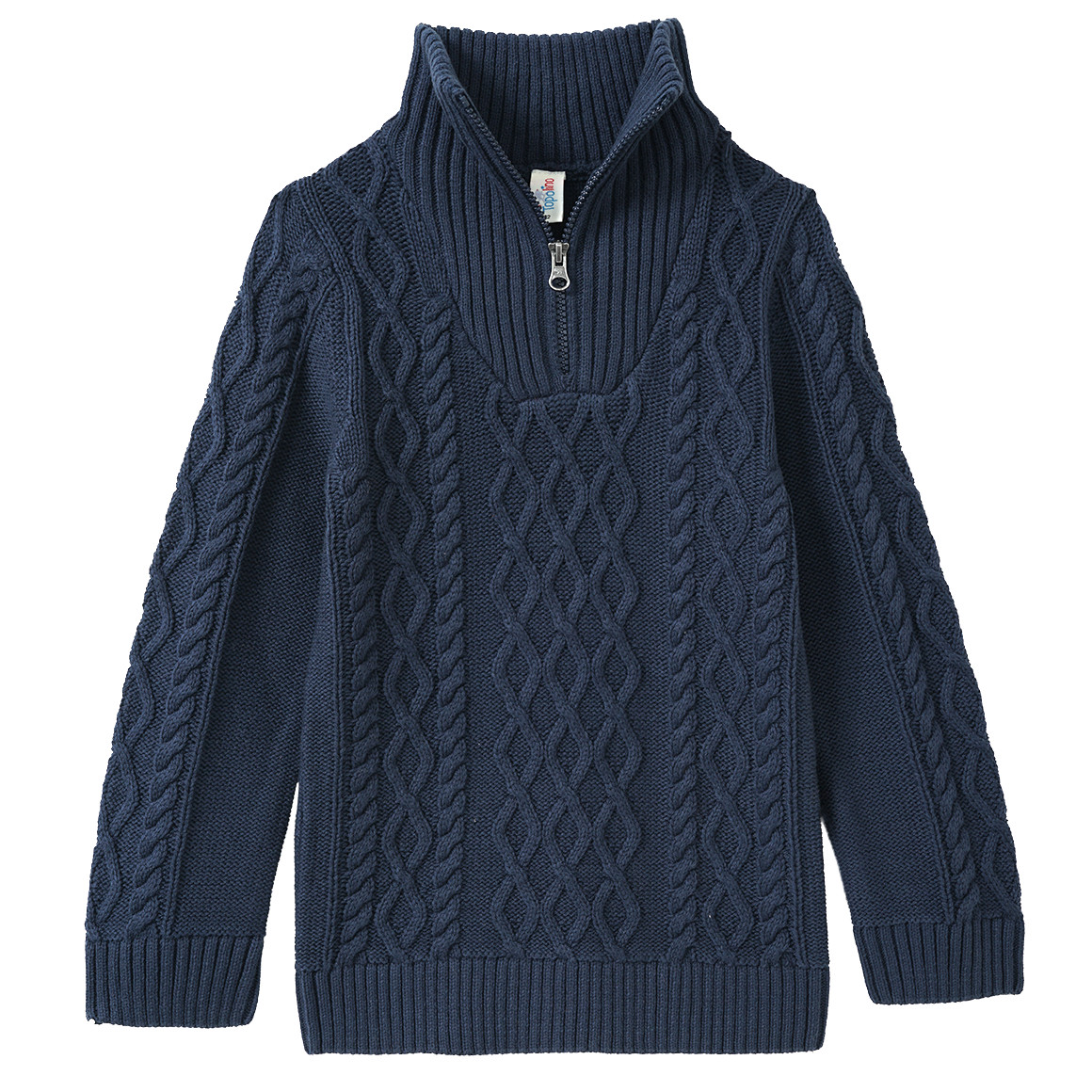 Jongens trui met kabelpatroon