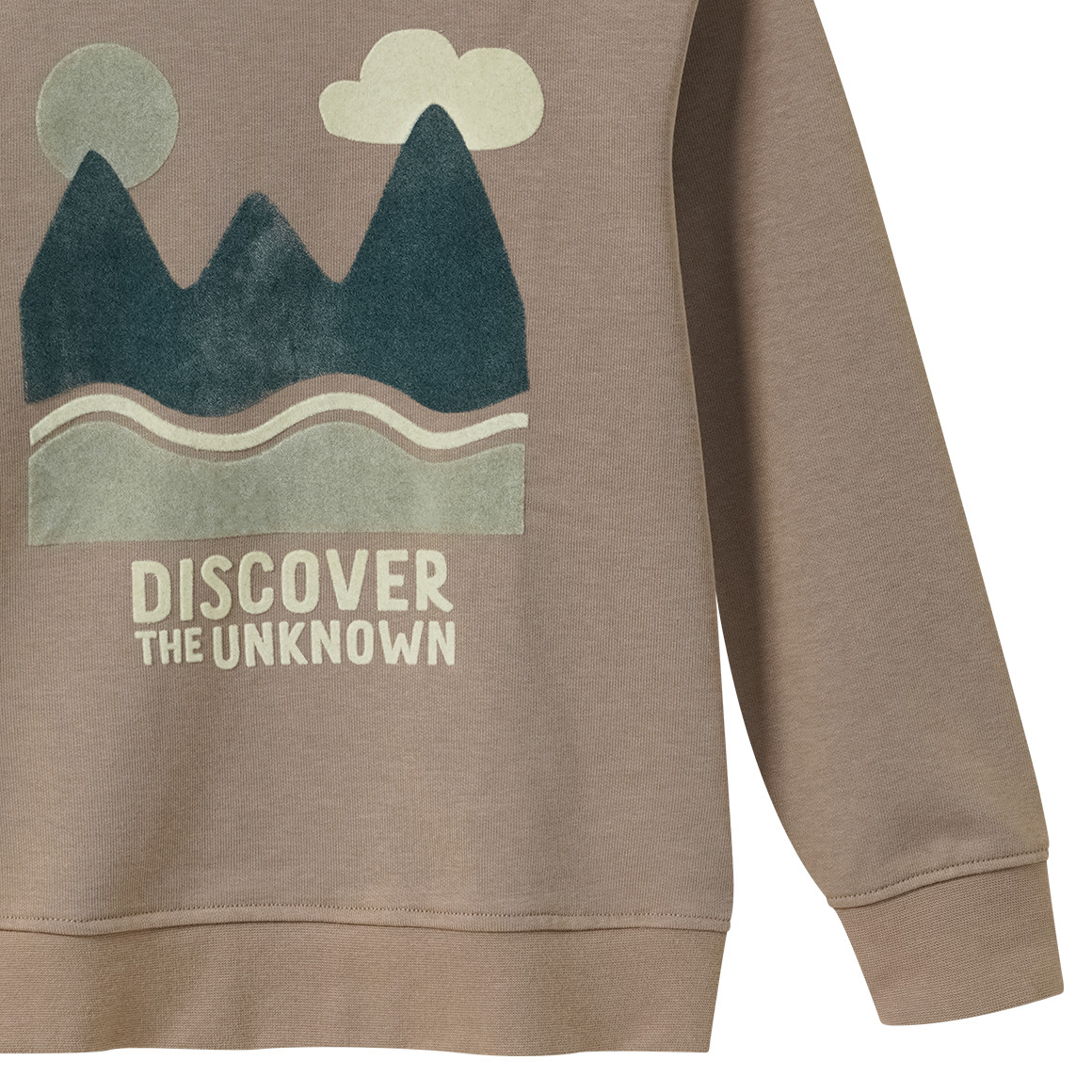 Jungen Sweatshirt mit Flock-Print