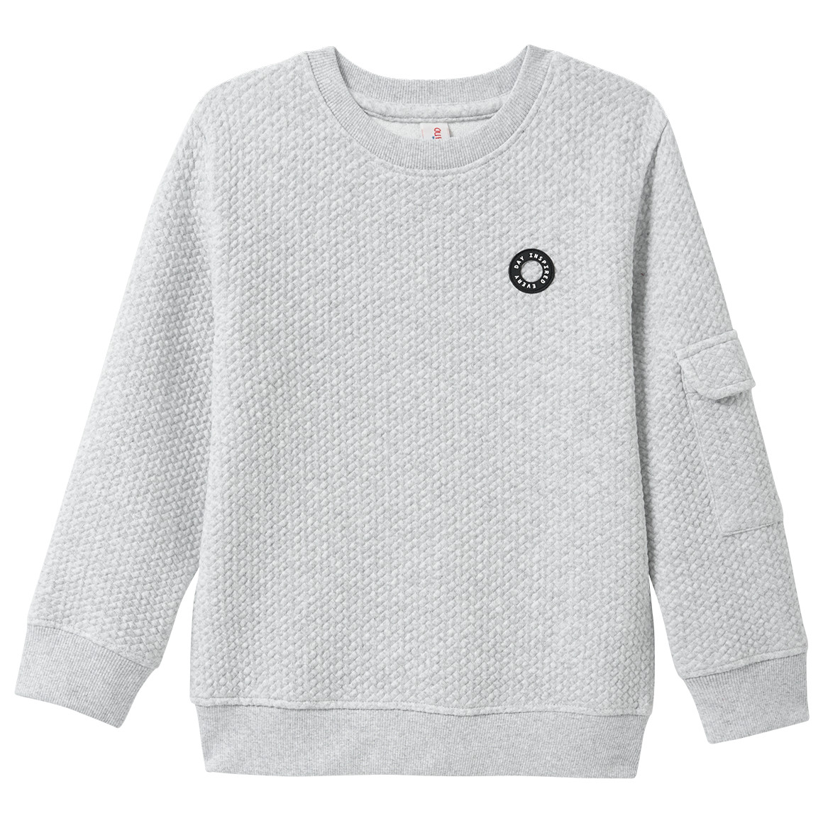 Jungen Sweatshirt mit Strukturmuster