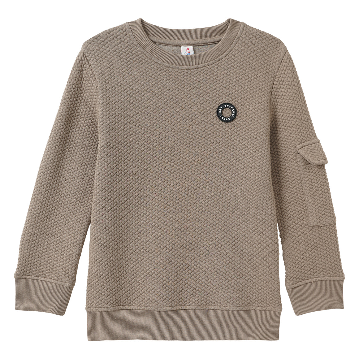 Jungen Sweatshirt mit Strukturmuster