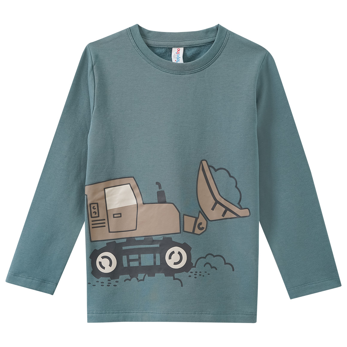 Jungen Langarmshirt mit Baustellen-Print