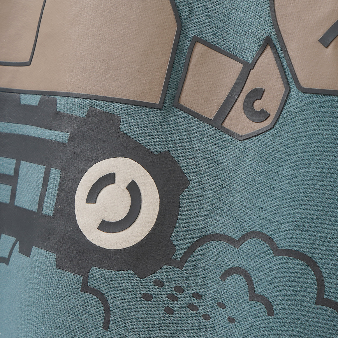 Jungen Langarmshirt mit Baustellen-Print