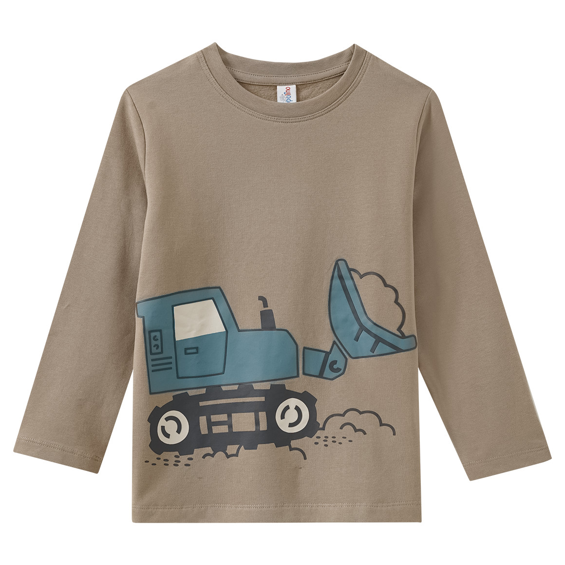 Jungen Langarmshirt mit Baustellen-Print