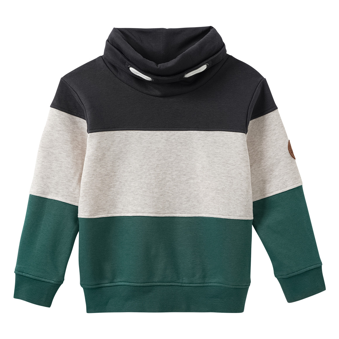 Jungen Sweatshirt mit Schalkragen