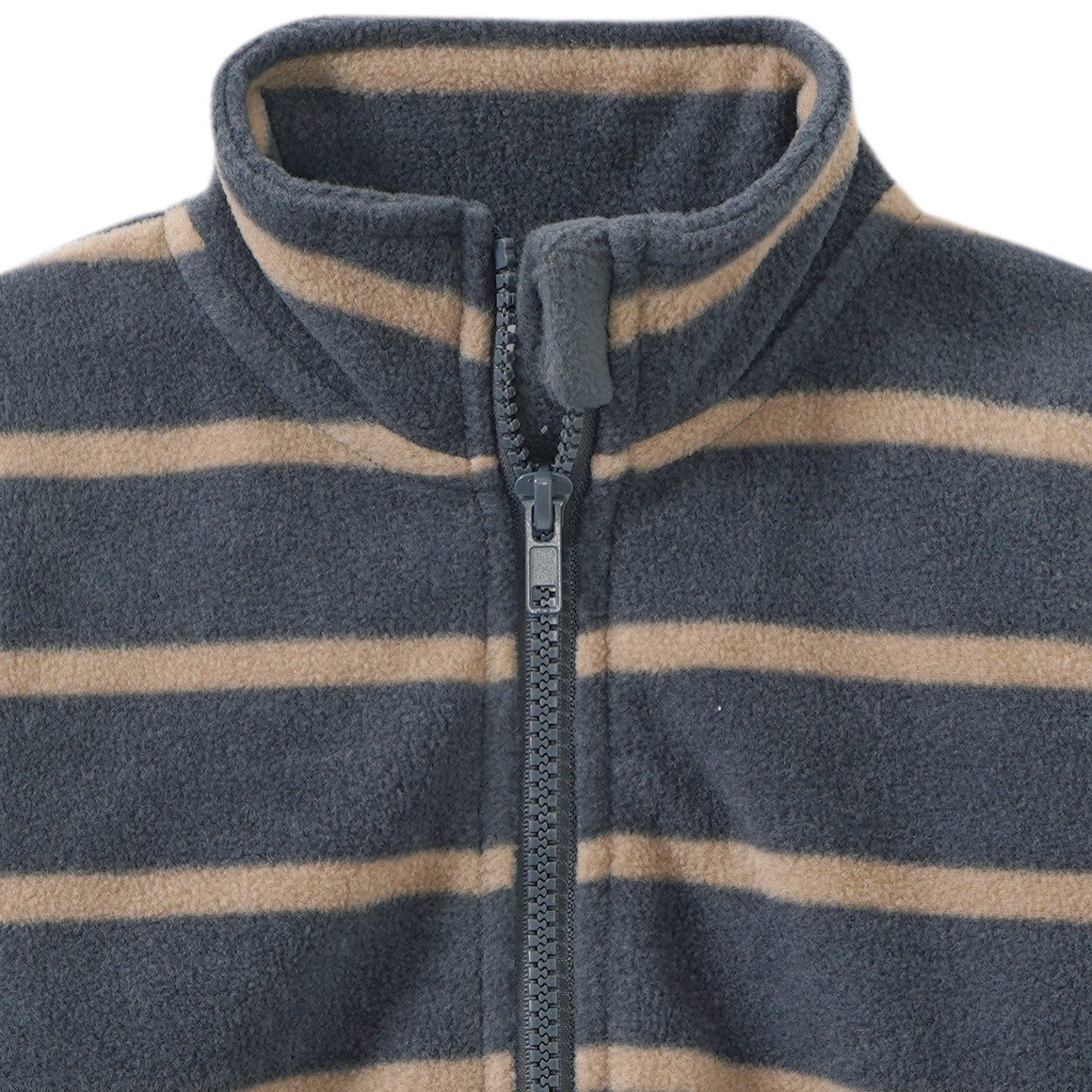 Fleecejas voor jongens met opstaande kraag