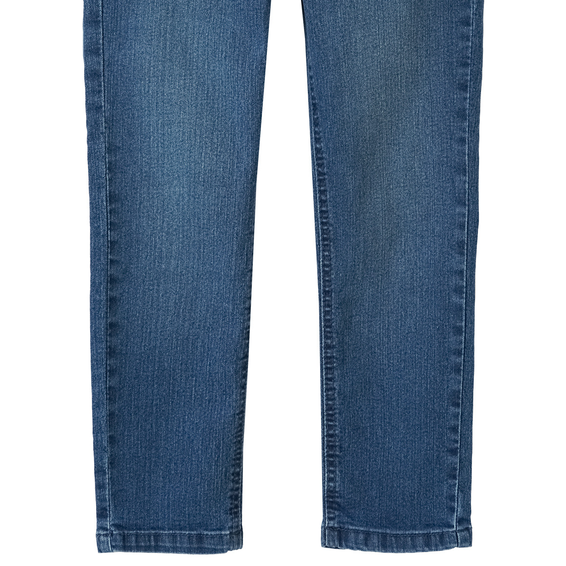 Jungen Pull-on-Jeans mit Used-Waschung