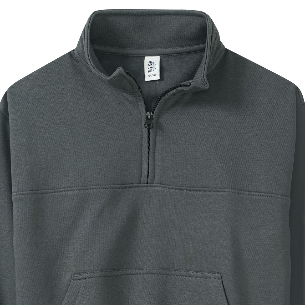 Jungen Sweatshirt mit Troyerkragen