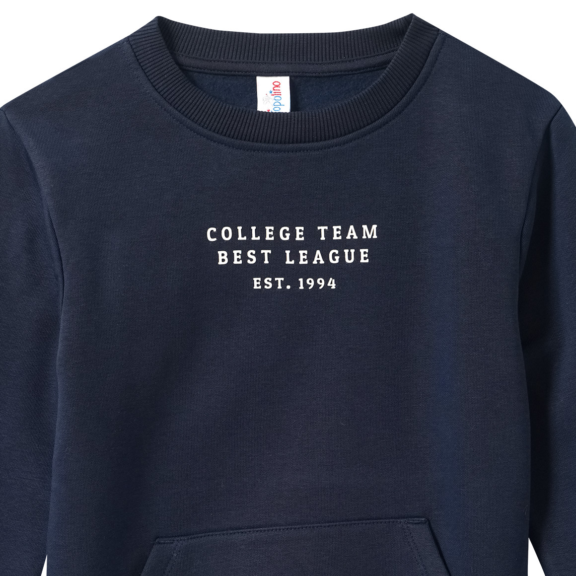 Jungen Sweatshirt mit Kängurutasche