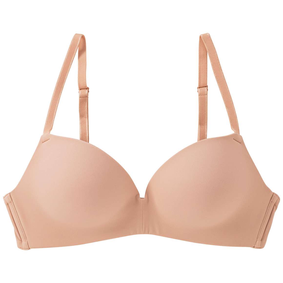 Zachte damesbeha in een basic look