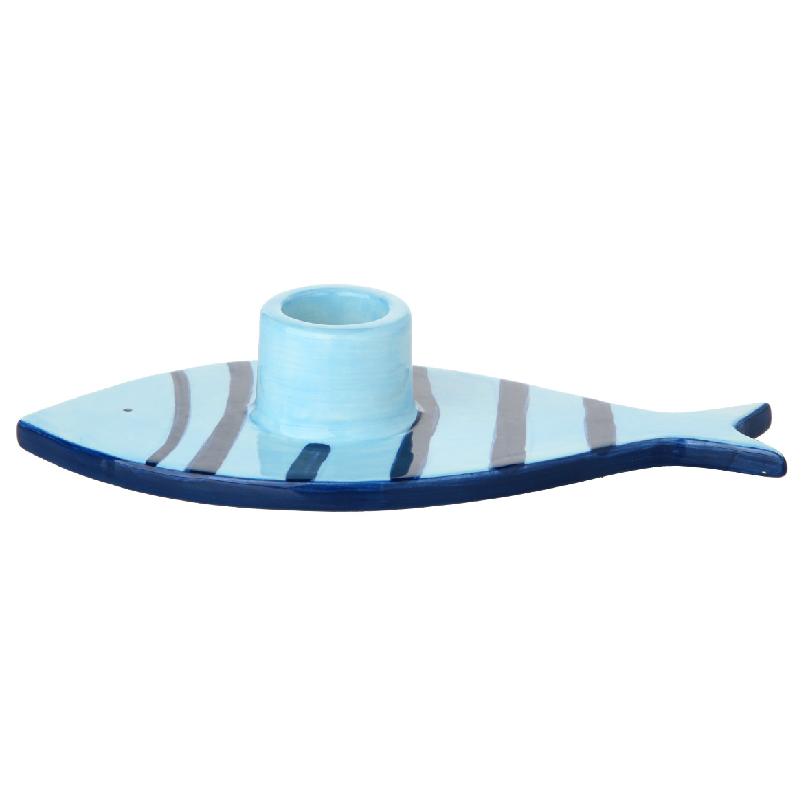 Kerzenhalter in Fisch-Form