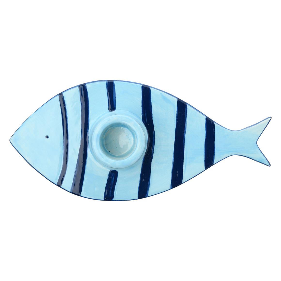 Kerzenhalter in Fisch-Form