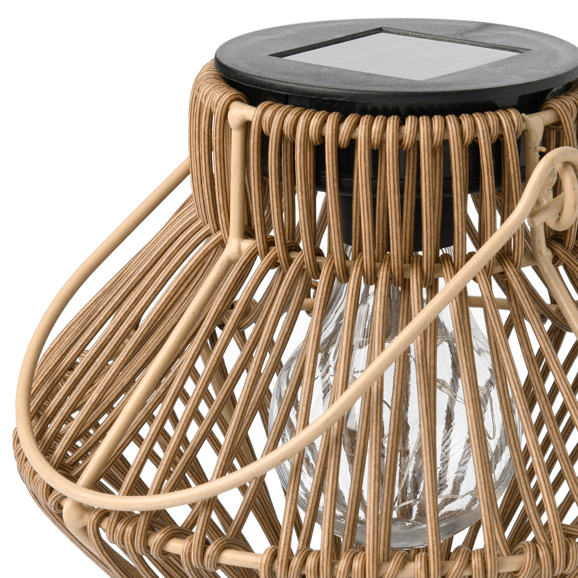 Solarlamp in rotanlook