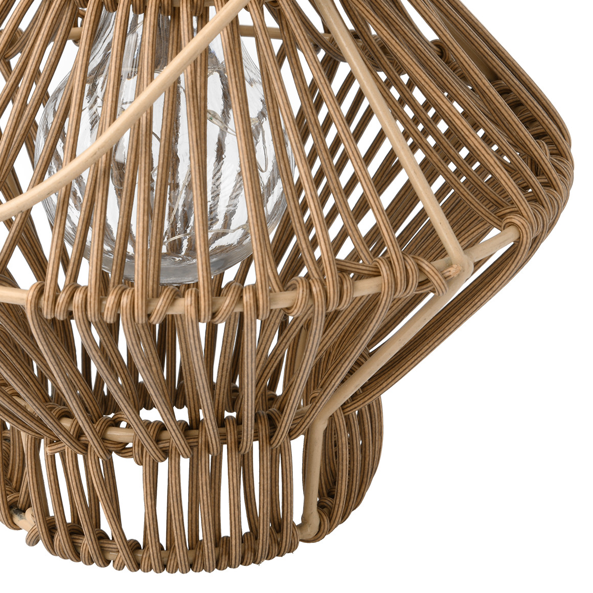 Solarlamp in rotanlook