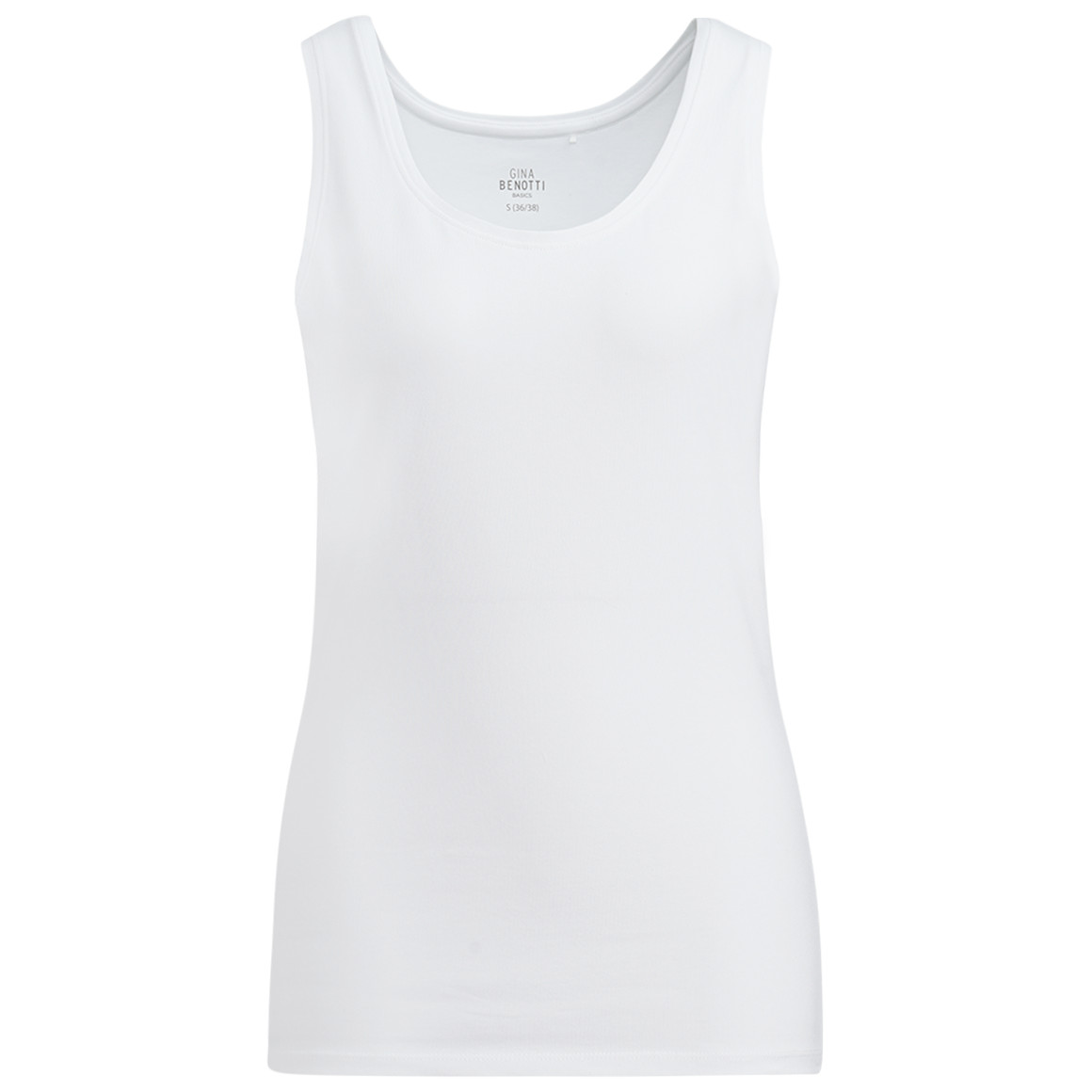 Damen Top in Unifarben