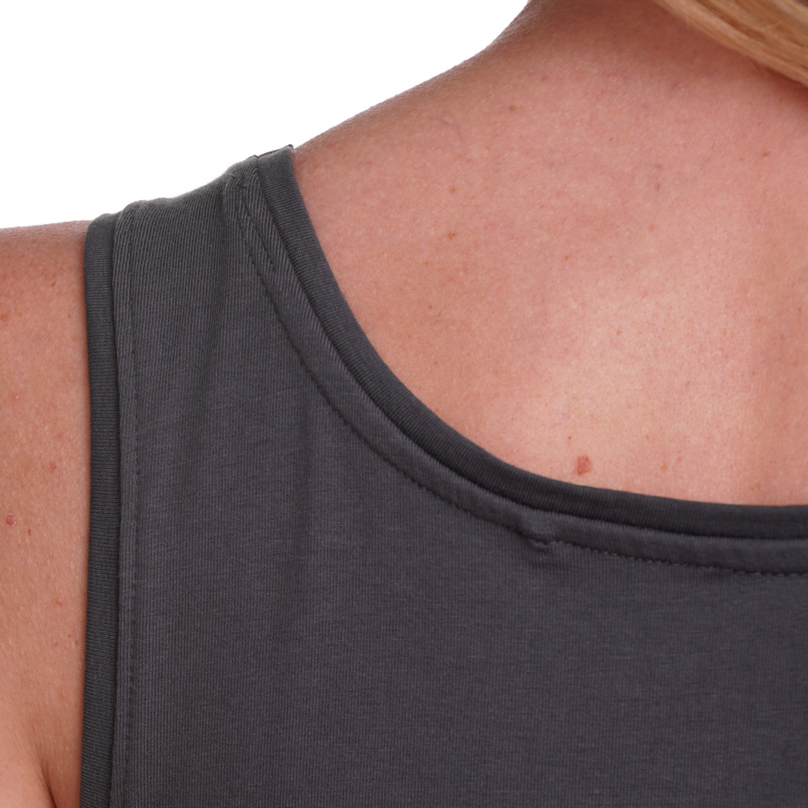 Damen Top in Unifarben