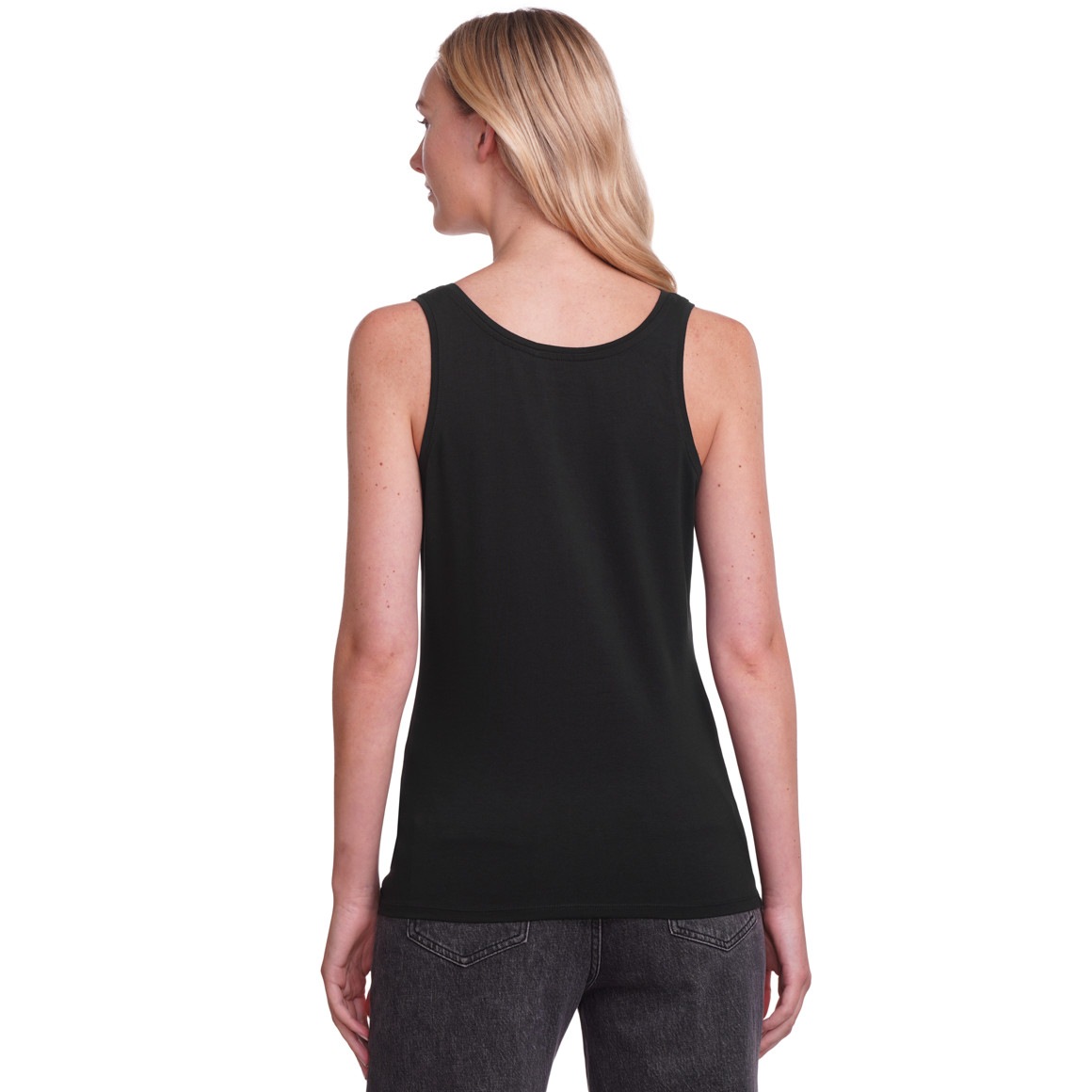 Damen Top in Unifarben