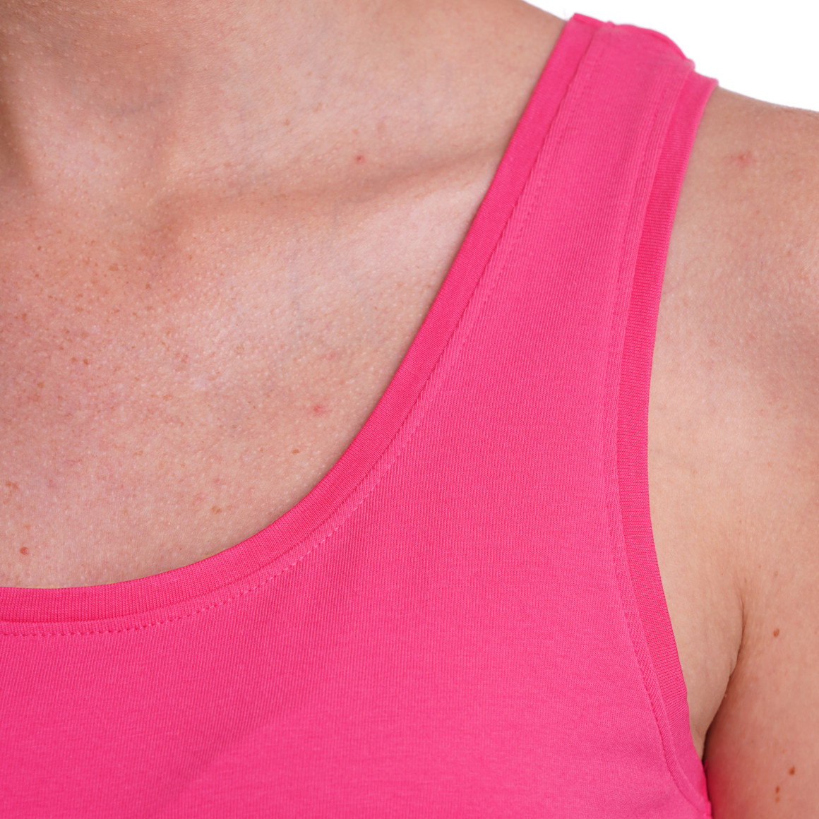 Damen Top in Unifarben