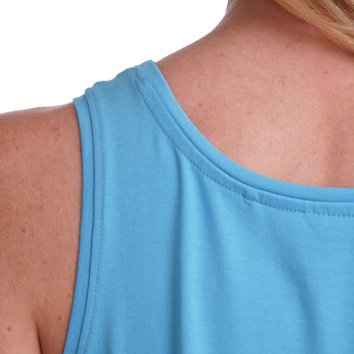 Damen Top in Unifarben