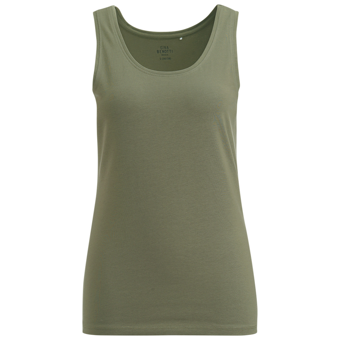 Damen Top in Unifarben