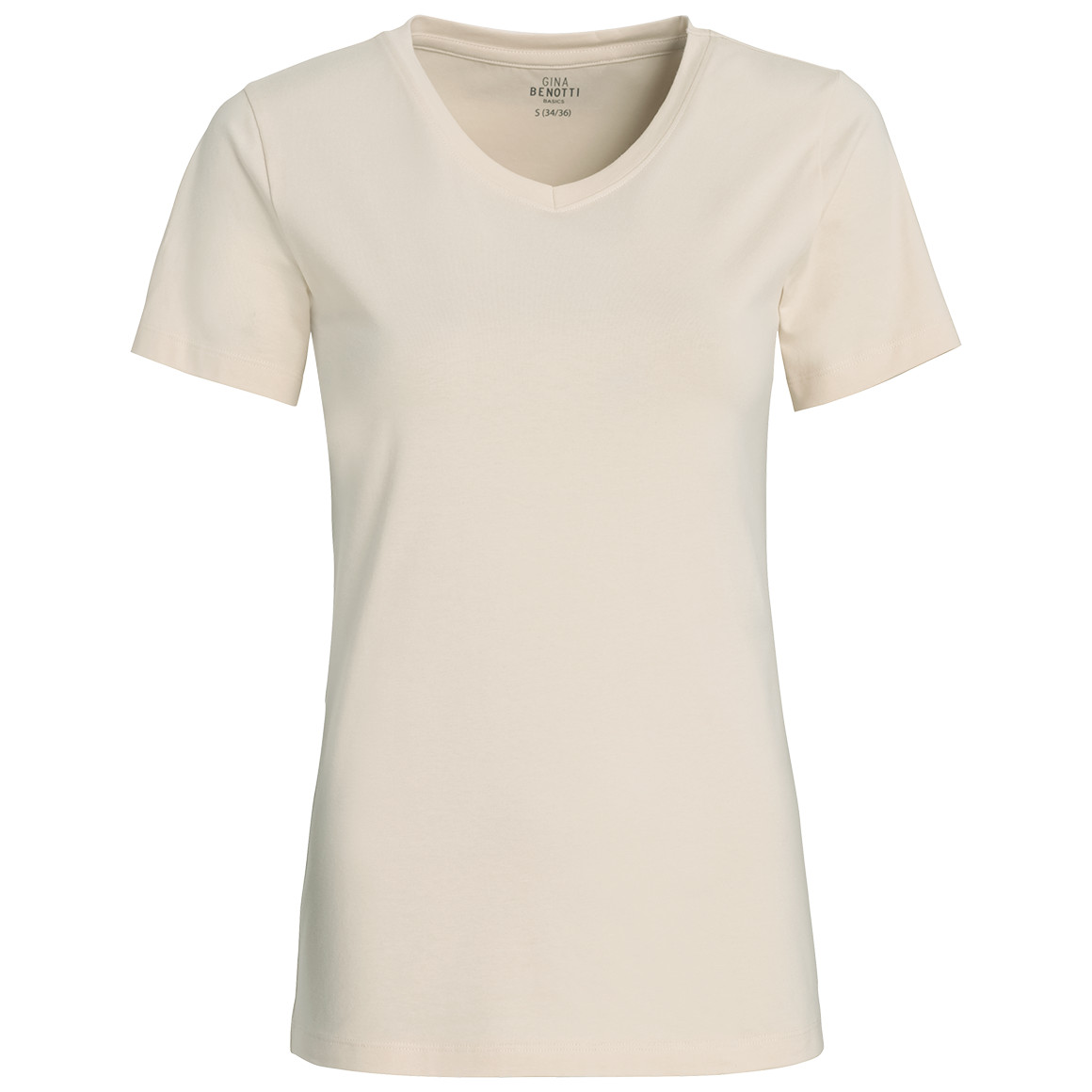 Damen T-Shirt mit V-Ausschnitt