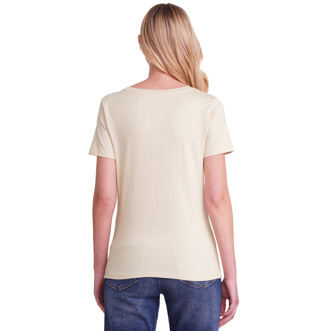 Damen T-Shirt mit V-Ausschnitt