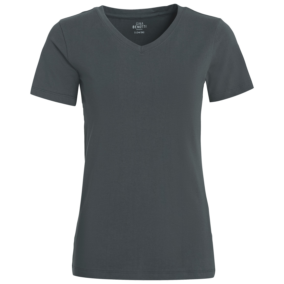 Damen T-Shirt mit V-Ausschnitt