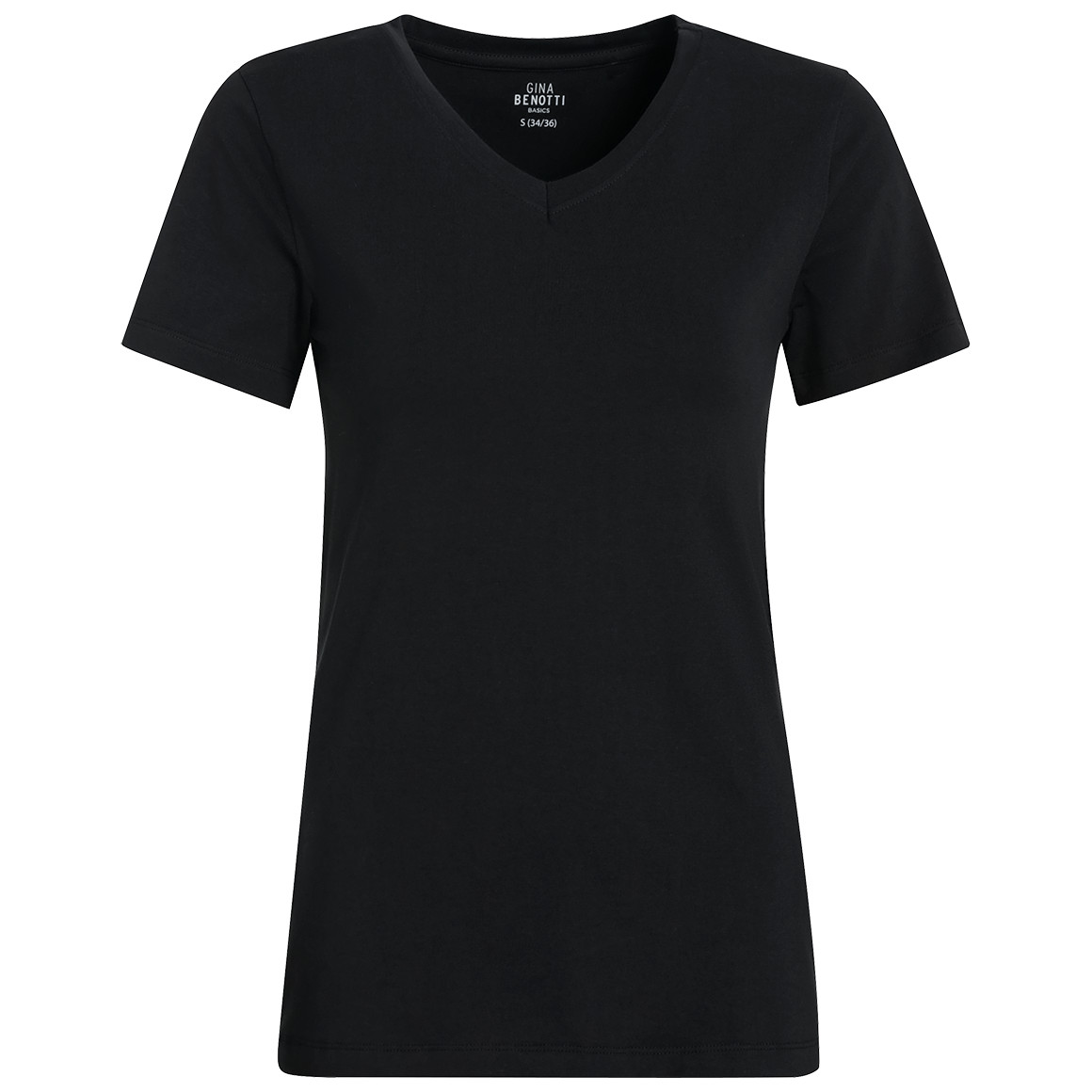 Damen T-Shirt mit V-Ausschnitt
