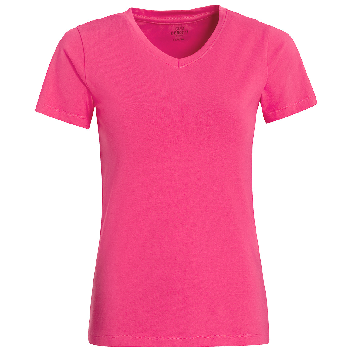 Damen T-Shirt mit V-Ausschnitt