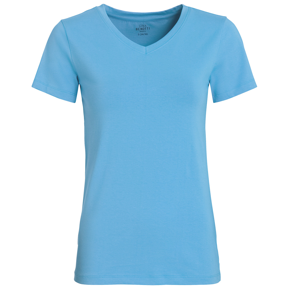 Damen T-Shirt mit V-Ausschnitt