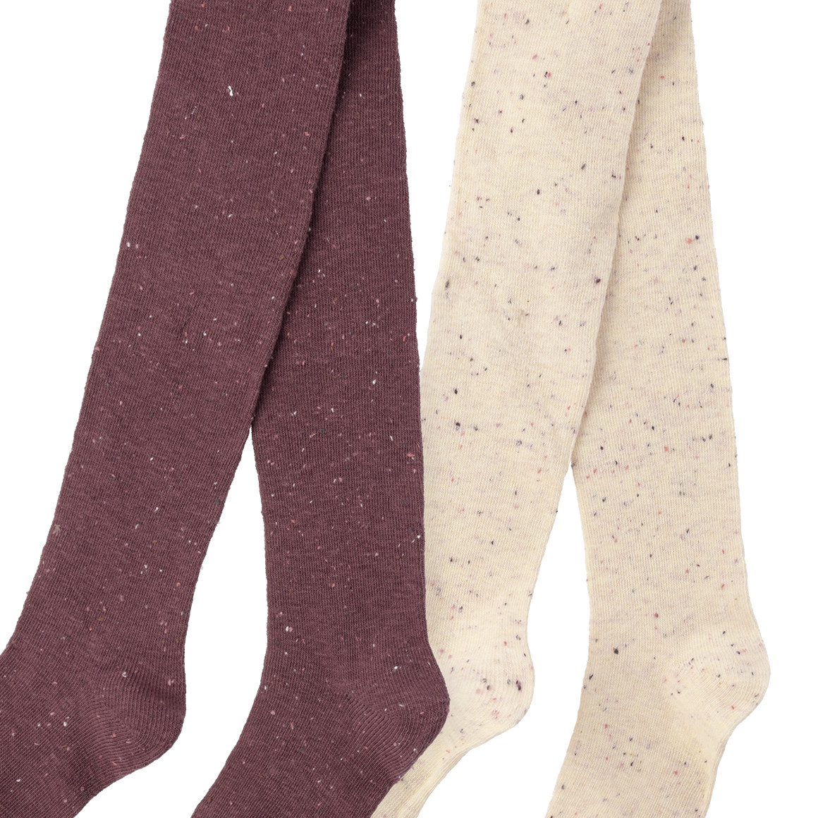 2 meisjesmaillots met slordig garen