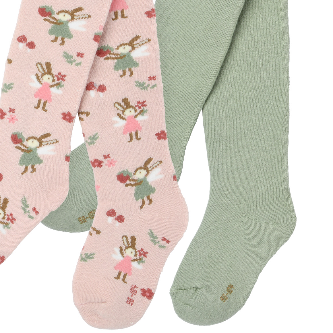 2 badstof meisjesmaillots in een set