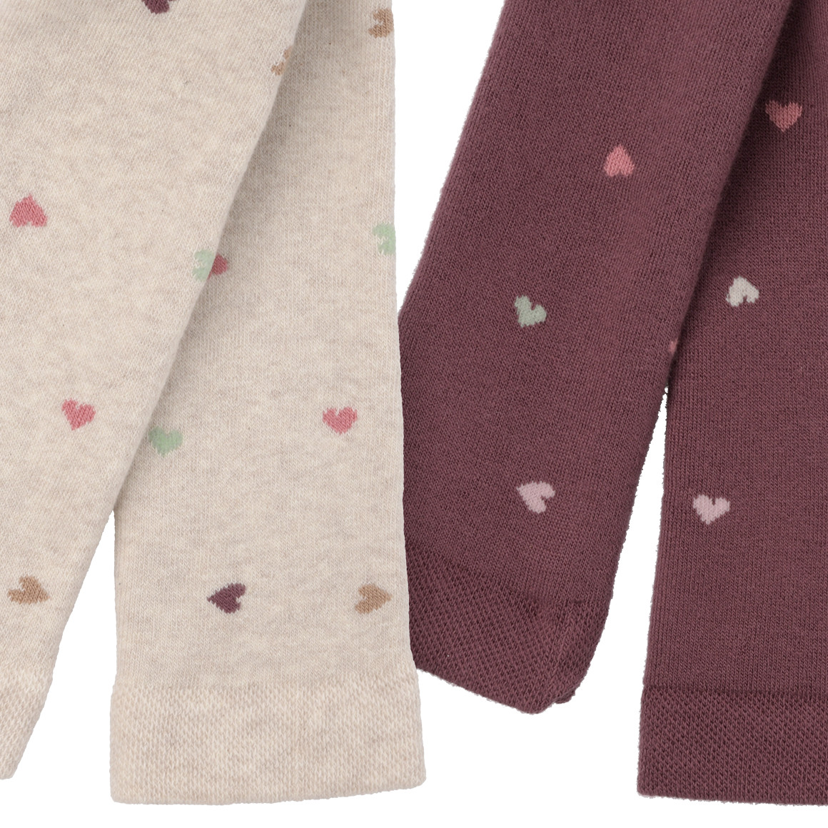 2 Meisjes Leggings met biologisch katoen