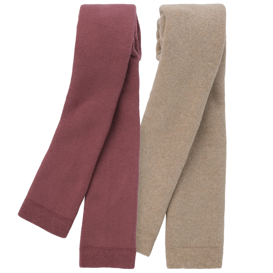 2 Meisjes Leggings met biologisch katoen