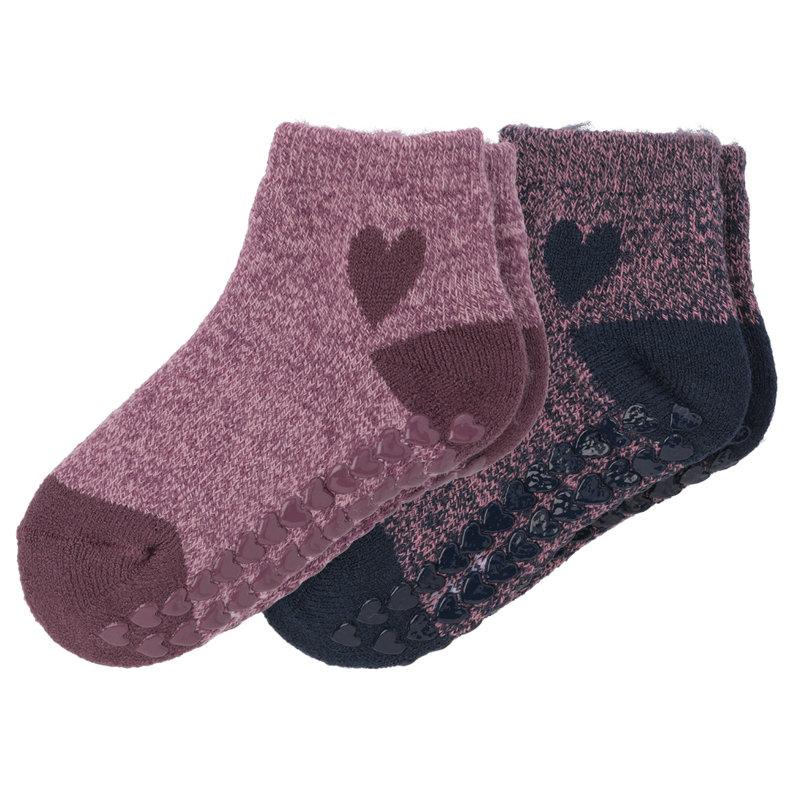 2 Paar Mädchen Stoppersocken super soft