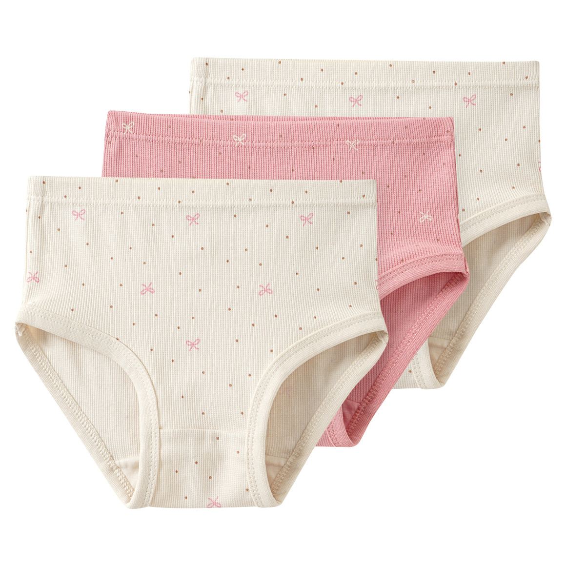 3 meisjesslips in verschillende designs