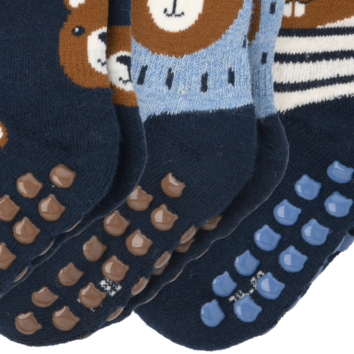 3 paar baby stopper sokken in een set