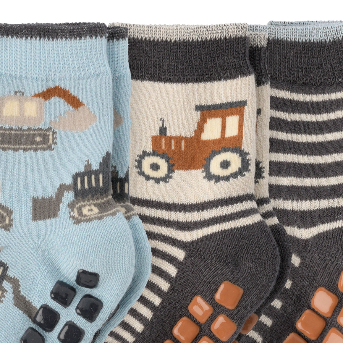 3 Paar Baby Stoppersocken im Set