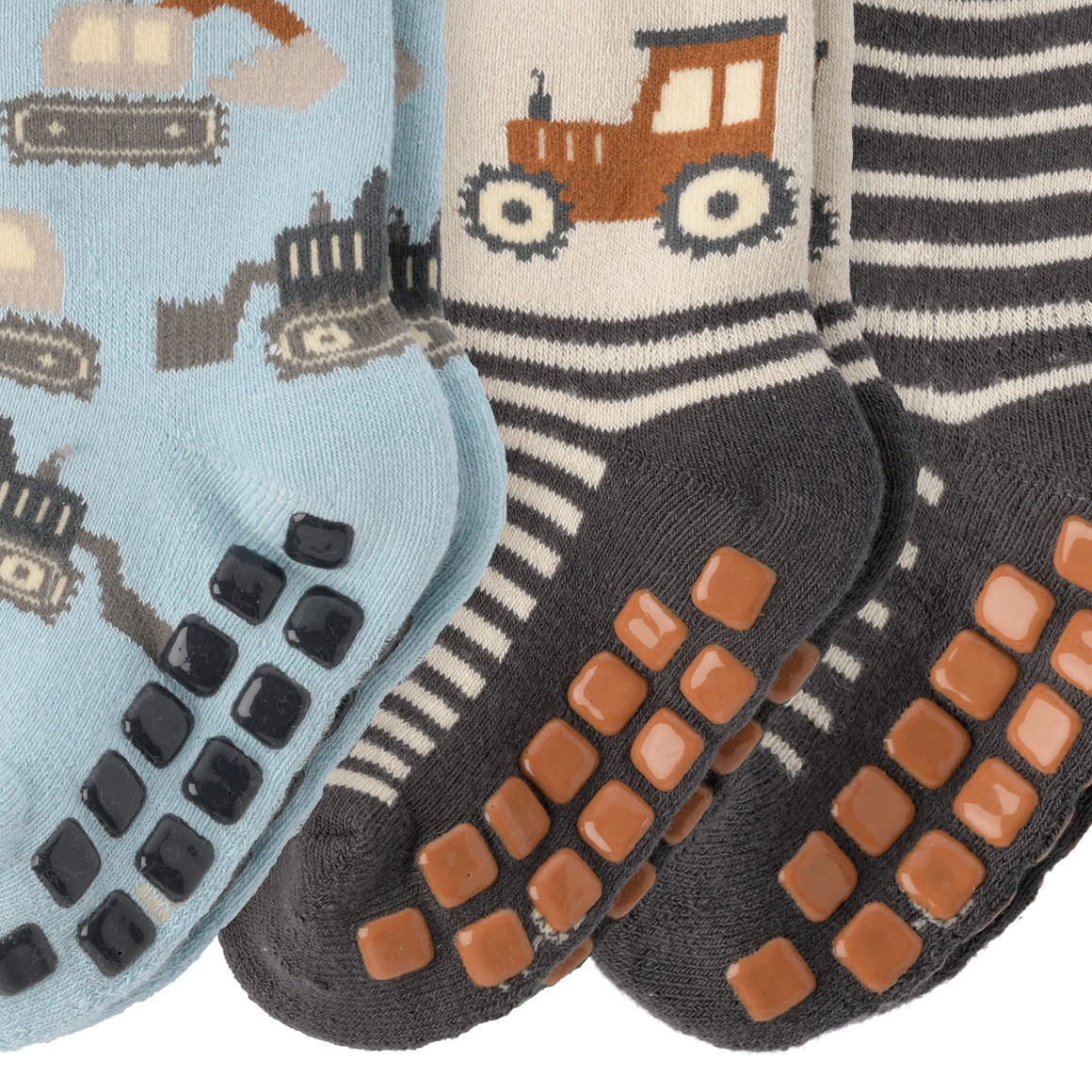 3 Paar Baby Stoppersocken im Set