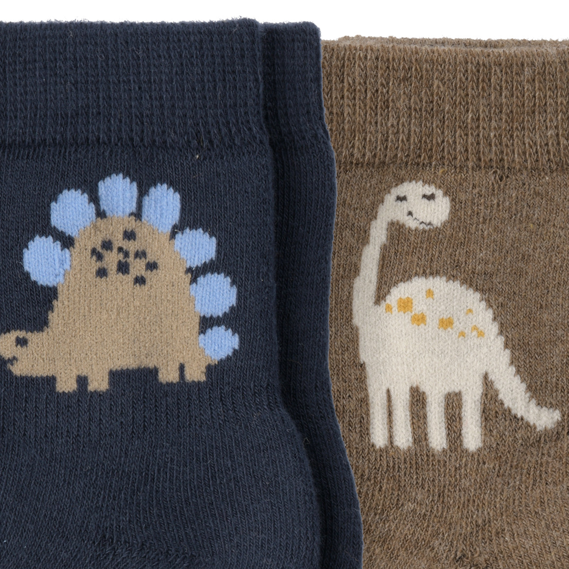 2 paar kruipsokken voor baby's