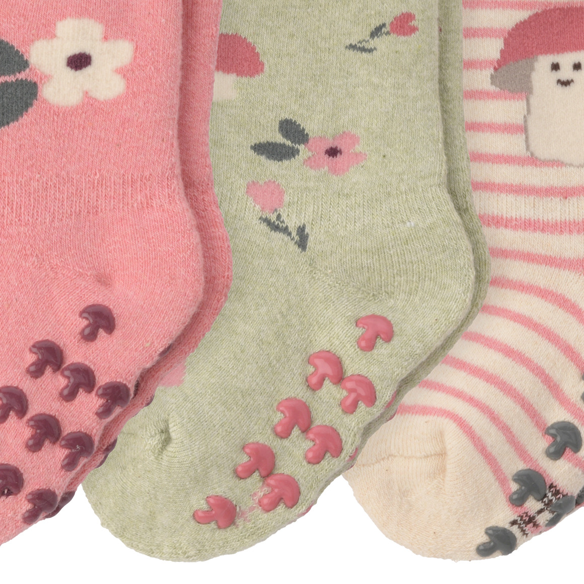 3 paar baby stopper sokken badstof