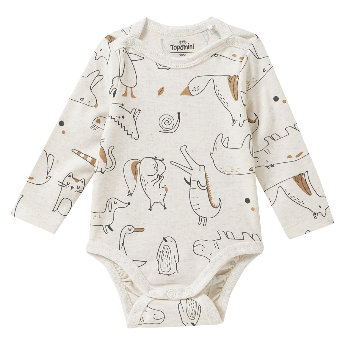 2 babyrompertjes van biologisch katoen